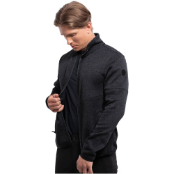 ICEPEAK Adrian Midlayer Jacke Herren 818 - black melange S