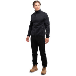 ICEPEAK Adrian Midlayer Jacke Herren 818 - black melange XXL