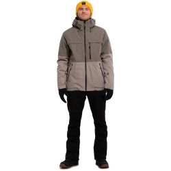 ICEPEAK Castres wasserdichte Skijacke Herren 230 - stahlgrau 50