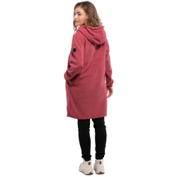 ICEPEAK Acerrat Midlayer Kleid Damen 670 - karminrot M