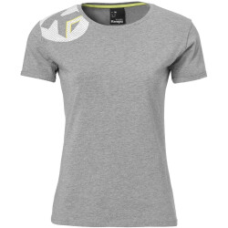 Kempa Core 2.0 T-Shirt Damen dark grau melange XS