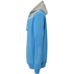 Kempa Core 2.0 Hoodie kempablau/dark grau melange S
