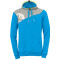 Kempa Core 2.0 Hoodie kempablau/dark grau melange S