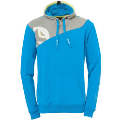 Kempa Core 2.0 Hoodie kempablau/dark grau melange 4XL