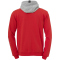 Kempa Core 2.0 Hoodie rot/dark grau melange S