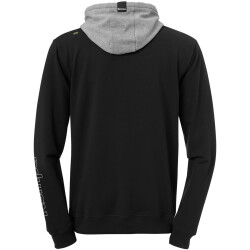 Kempa Core 2.0 Hoodie Kinder schwarz/dark grau melange 116