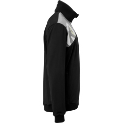 Kempa Core 2.0 Polyesterjacke schwarz/dark grau melange 128