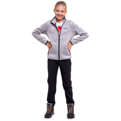 ICEPEAK Kief Midlayer Jacke Kinder 220 - hellgrau 164