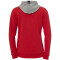 Kempa Core 2.0 Kapuzenjacke Damen rot/dark grau melange L