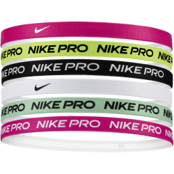6er Pack NIKE Printed Haarbänder mit Silikonstreifen...