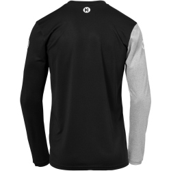 Kempa Core 2.0 Langarmshirt schwarz/dark grau melange XL