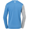 Kempa Core 2.0 Langarmshirt kempablau/dark grau melange M