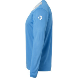 Kempa Core 2.0 Langarmshirt kempablau/dark grau melange XXL