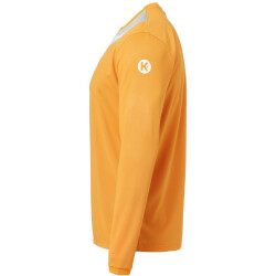 Kempa Core 2.0 Langarmshirt fresh orange/dark grau melange M
