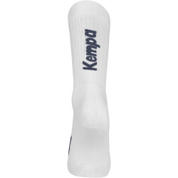 Kempa Classic Logo Handballsocken weiß/marine 31-35