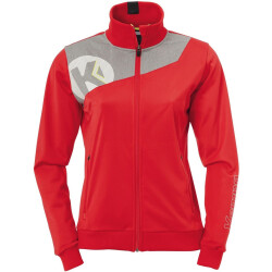 Kempa Core 2.0 Polyesterjacke Damen rot/dark grau melange...