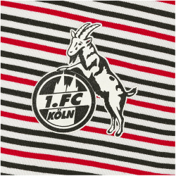 hummel 1. FC K&ouml;ln Baby-Set Shirt+Hose white asparagus stripe 56