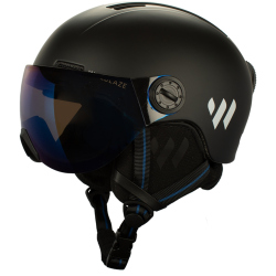 WITEBLAZE Visor Pro Skihelm Kinder 9006 - schwarz/blau...