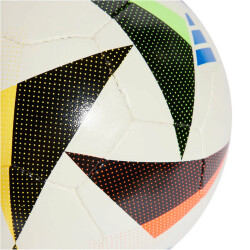 adidas Fußballliebe EURO24 Futsal-Trainingsball 001A - white/black/globlu 4