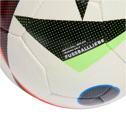 adidas Fußballliebe EURO24 Futsal-Trainingsball 001A - white/black/globlu 4
