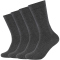 4er Pack camano Soft Crew Socken