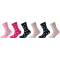 6er Pack camano Soft Flowers Crew Socken Kinder