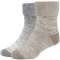 2er Pack camano Mouline Cosy Crew Socken Damen