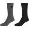 2er Pack camano Soft Hearts Crew Socken Damen