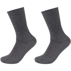 2er Pack camano Super Soft Bio-Baumwoll Rib Diabetiker...