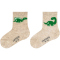 2er Pack camano Soft Bio-Baumwoll Patterned Baby-Socken