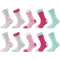 10er Pack camano Soft Recycled Cotton Crew Socken Kinder