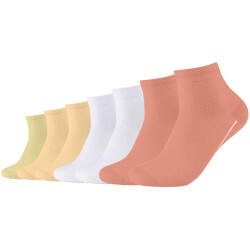 7er Pack camano Soft Bio-Baumwoll GOTS Quarter Socken...