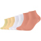 7er Pack camano Soft Bio-Baumwoll Quarter Socken 2740 - canyon sunset 35-38