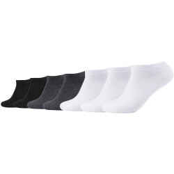 7er Pack camano Soft GOTS Bio-Baumwoll Sneakersocken 0801...