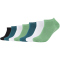7er Pack camano Soft GOTS Bio-Baumwoll Sneakersocken 7325 - zephyr green 35-38