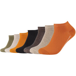 7er Pack camano Soft GOTS Bio-Baumwoll Sneakersocken 8610...