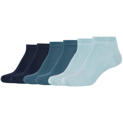6er Pack camano Silky Feeling Sneakersocken Damen 6080 -...