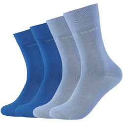 4er Pack camano Soft Crew Socken 5260 - bel air blue 35-38