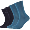 4er Pack camano Soft Crew Socken 6690 - seaport 35-38