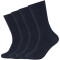 4er Pack camano Soft Crew Socken 5999 - navy 35-38