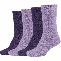 4er Pack camano Sustainable Cosy Crew Socken Damen 4898 -...