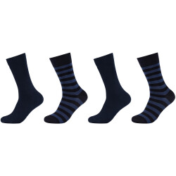 4er Pack camano Soft Stripe Crew Socken Herren 5999 -...