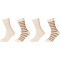 4er Pack camano Soft Stripe Crew Socken Herren 8468 - tigers eye 43-46