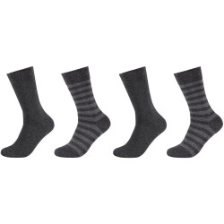 4er Pack camano Soft Stripe Crew Socken Herren 9800 -...