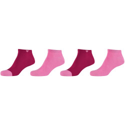 4er Pack camano Soft Hearts Sneakersocken Damen 4454 -...