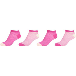 4er Pack camano Silky Feeling Mini Stripe Sneakersocken...