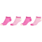 4er Pack camano Silky Feeling Mini Stripe Sneakersocken Damen 4015 - silver peony 39-42