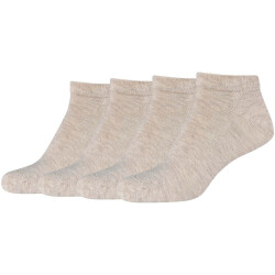 4er Pack camano Soft Bamboo Sneakersocken 8200 - nature...
