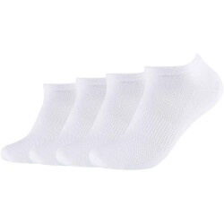 4er Pack camano Soft Sneakersocken 1000 - white 35-38