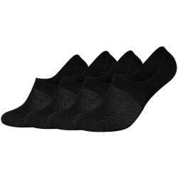 4er Pack camano Comfort Füßlinge 9999 - black...